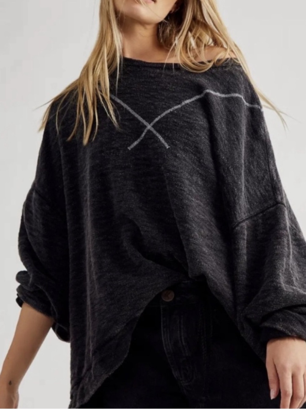 NWT Free People Come Again Oversized TShirt